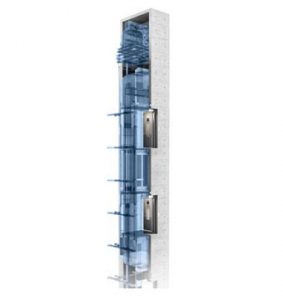 coupl Шукаєте спосіб збільшити пропускну спроможність ліфта і швидкість переміщення всередині будівлі висотою до 500 метрів? Ви знайшли рішення. <span style=