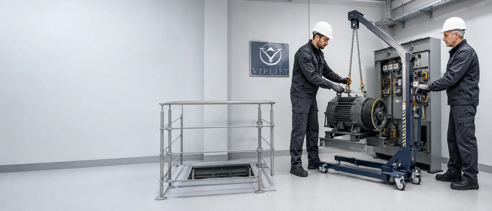 Демонтаж привода и лифтового оборудования специалистами VIP Lift